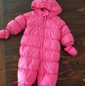 Gap down bunting snowsuit